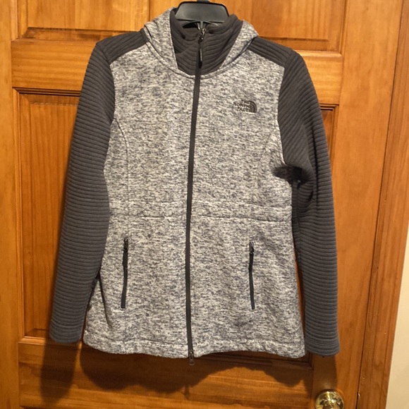 The North Face Indi Hooded Parka GRAY Heathered - Picture 1 of 7